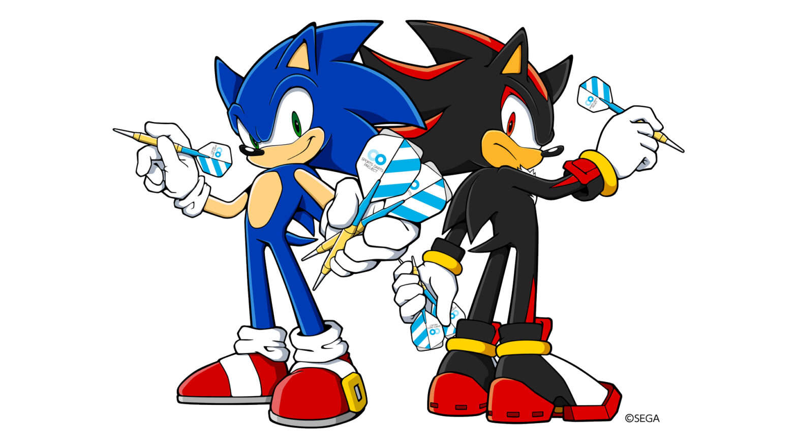 スポーツダーツ競技大会2025の大会応援アンバサダーに『ソニック・ザ・ヘッジホッグ & シャドウ・ザ・ヘッジホッグ』が決定しました